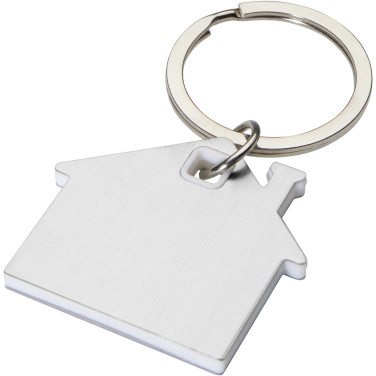 Logotrade advertising product picture of: Nook house-shaped keychain