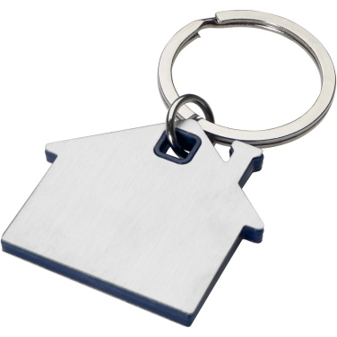 Logotrade promotional giveaways photo of: Nook house-shaped keychain