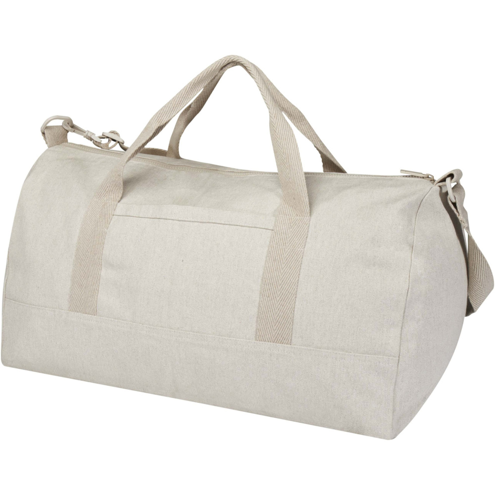 Logotrade promotional gift picture of: Porter 500 g/m² Aware™ recycled duffel bag 50L
