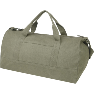 Logotrade promotional giveaway picture of: Porter 500 g/m² Aware™ recycled duffel bag 50L