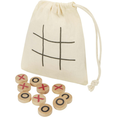 Logo trade promotional items image of: Whorl wooden tic, tac, toe game