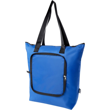 Logo trade business gift photo of: EcoFold RPET foldable tote cooler bag 15L