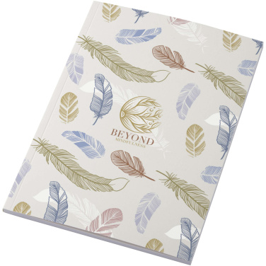 Logo trade promotional giveaways image of: Novella Austen A5 soft cover notebook - 50 sheets