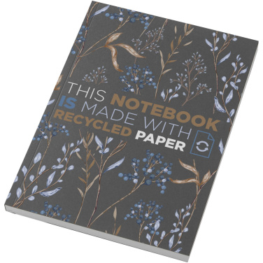 Logotrade advertising products photo of: Novella Austen A5 recycled soft cover notebook - 100 sheets