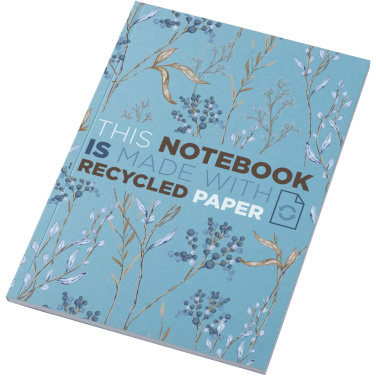 Logo trade promotional products picture of: Novella Austen A5 recycled soft cover notebook - 50 sheets