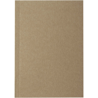 Logotrade promotional item picture of: Novella Austen A6 recycled soft cover kraft notebook - 100 sheets