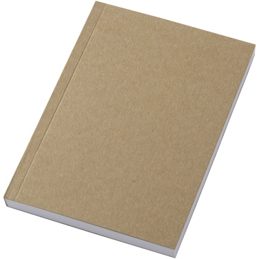 Logotrade promotional giveaway image of: Novella Austen A6 recycled soft cover kraft notebook - 100 sheets