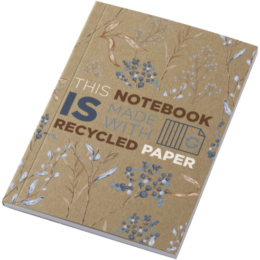 Logotrade promotional gifts photo of: Novella Austen A6 recycled soft cover kraft notebook - 50 sheets