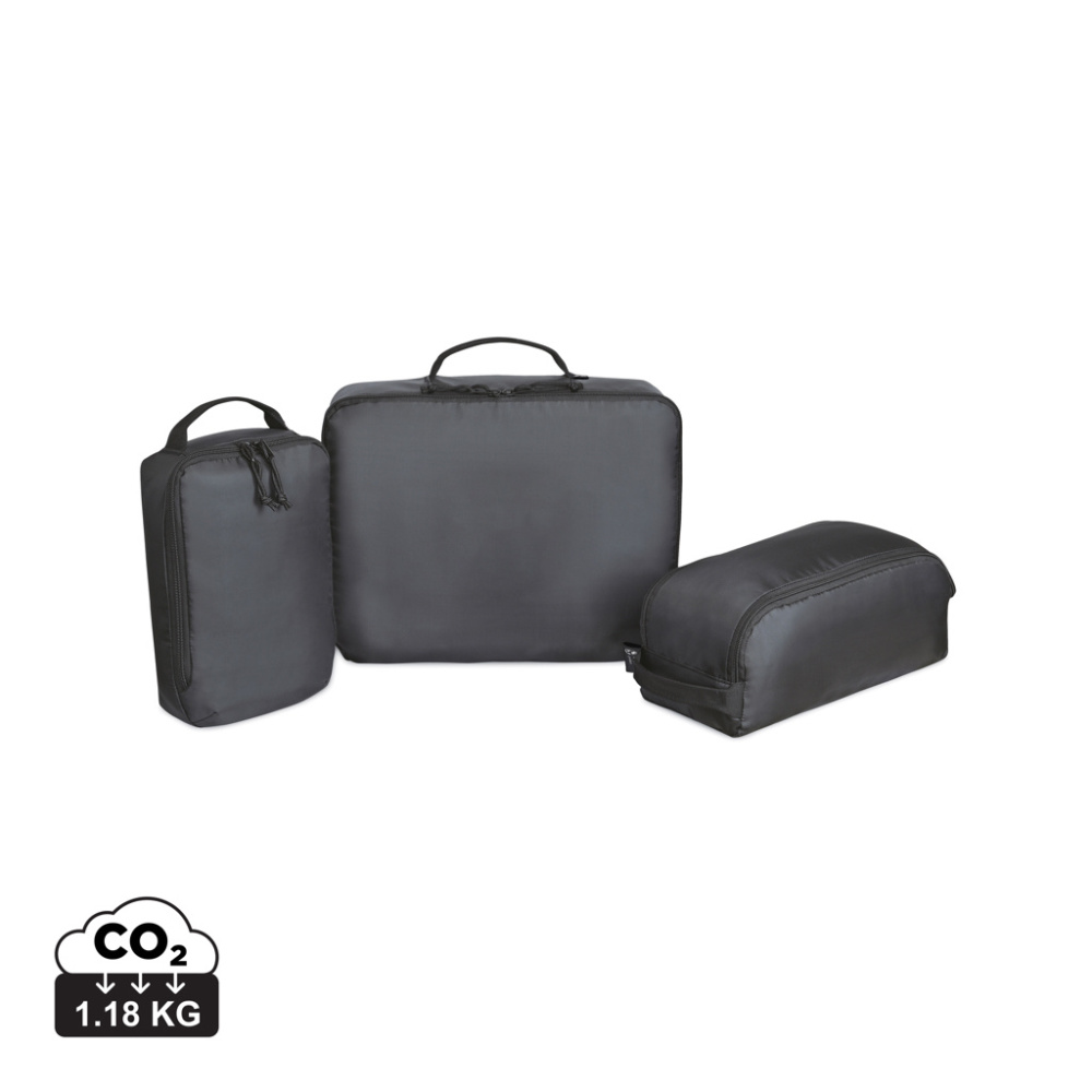 Logotrade promotional giveaway picture of: Renew AWARE™ rPET 3 Piece Packing Cube Set