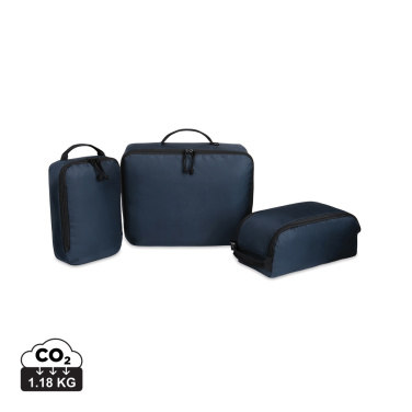 Logo trade promotional products picture of: Renew AWARE™ rPET 3 Piece Packing Cube Set
