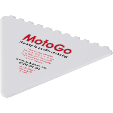 Logo trade promotional gifts picture of: Frosty triangular recycled plastic ice scraper