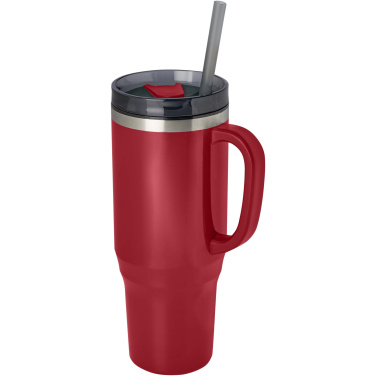 Logo trade promotional items picture of: Melbourne 1200 ml RCS certified insulated tumbler with straw