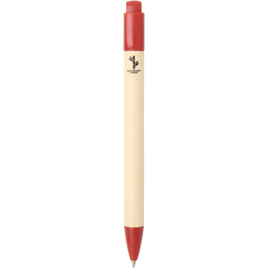 Logo trade corporate gifts picture of: Liliana sugarcane paper ballpoint pen (blue ink)