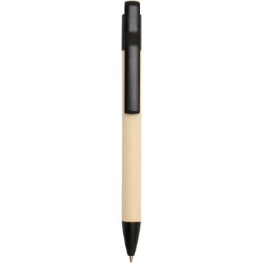 Logo trade business gifts image of: Liliana sugarcane paper ballpoint pen (blue ink)
