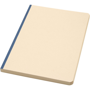 Logo trade business gifts image of: Liliana A5 sugarcane and RPET soft cover notebook