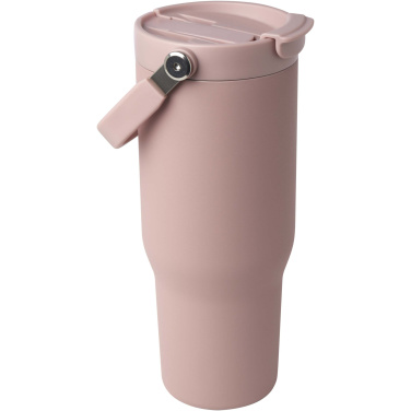 Logotrade advertising products photo of: Bronx 900 ml RCS recycled stainless steel copper vacuum insulated tumbler with dual function lid