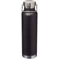 Thor 650 ml RCS recycled stainless steel copper vacuum insulated water bottle , Solid black
