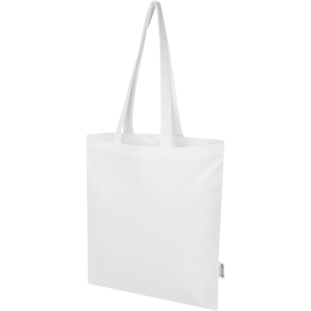 Logotrade promotional items photo of: Madras Blend 140 g/m² GRS recycled cotton tote bag 7L