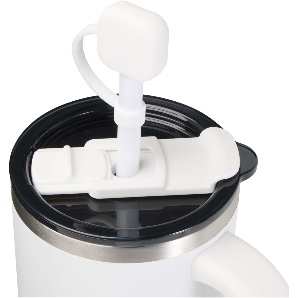 Logo trade promotional giveaways picture of: Sip silicone straw cover 