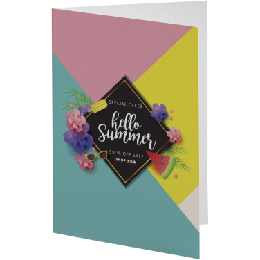Logo trade promotional merchandise picture of: Herald A6 greeting card
