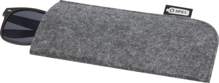 Logo trade promotional merchandise image of: Felta GRS recycled pouch for glasses
