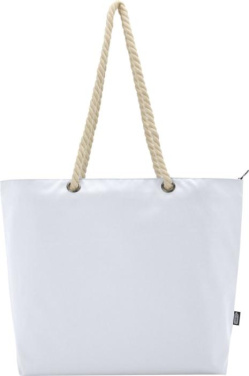 Logotrade promotional item image of: Panama GRS recycled beach cooler tote bag with cord handles