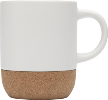 Logotrade promotional items photo of: Billie 300 ml ceramic mug with cork details and matt finish