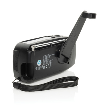 Logotrade promotional item picture of: RescueWave RCS recycled plastic emergency radio