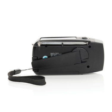 Logo trade promotional merchandise image of: RescueWave RCS recycled plastic emergency radio