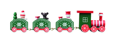 Logo trade corporate gift photo of: Wooden Christmas train