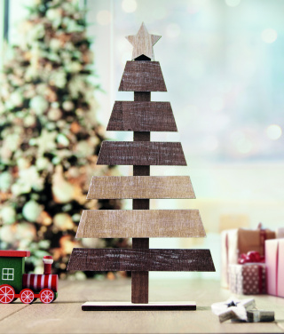 Logo trade promotional merchandise photo of: Wooden Christmas tree