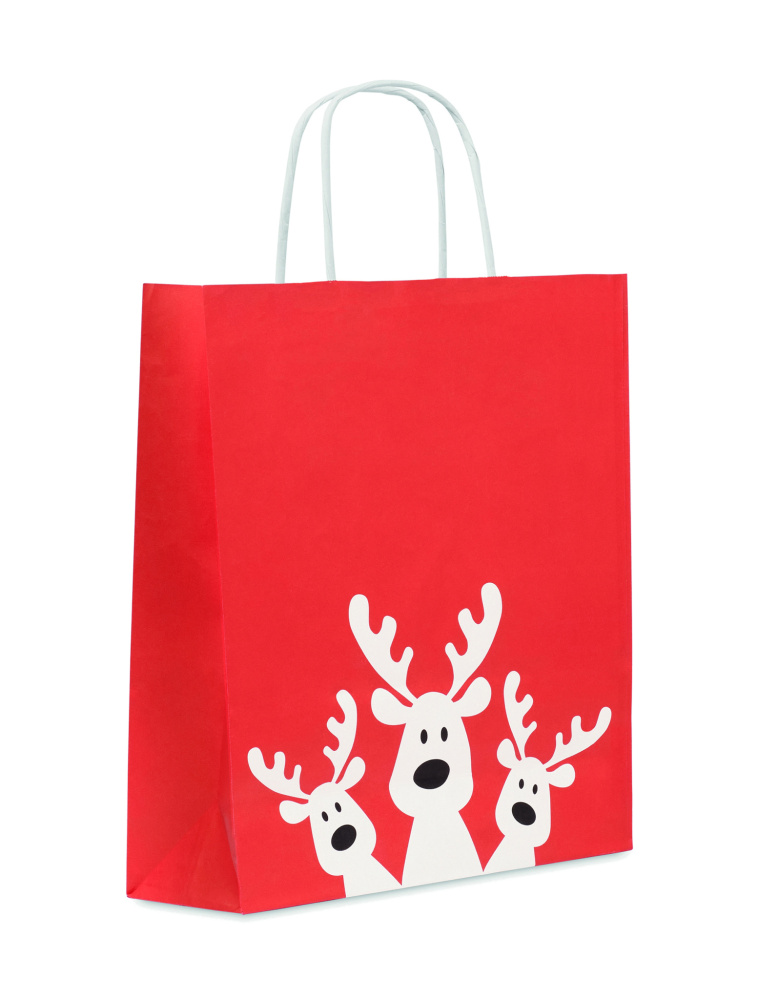 Logo trade business gift photo of: Gift paper bag medium