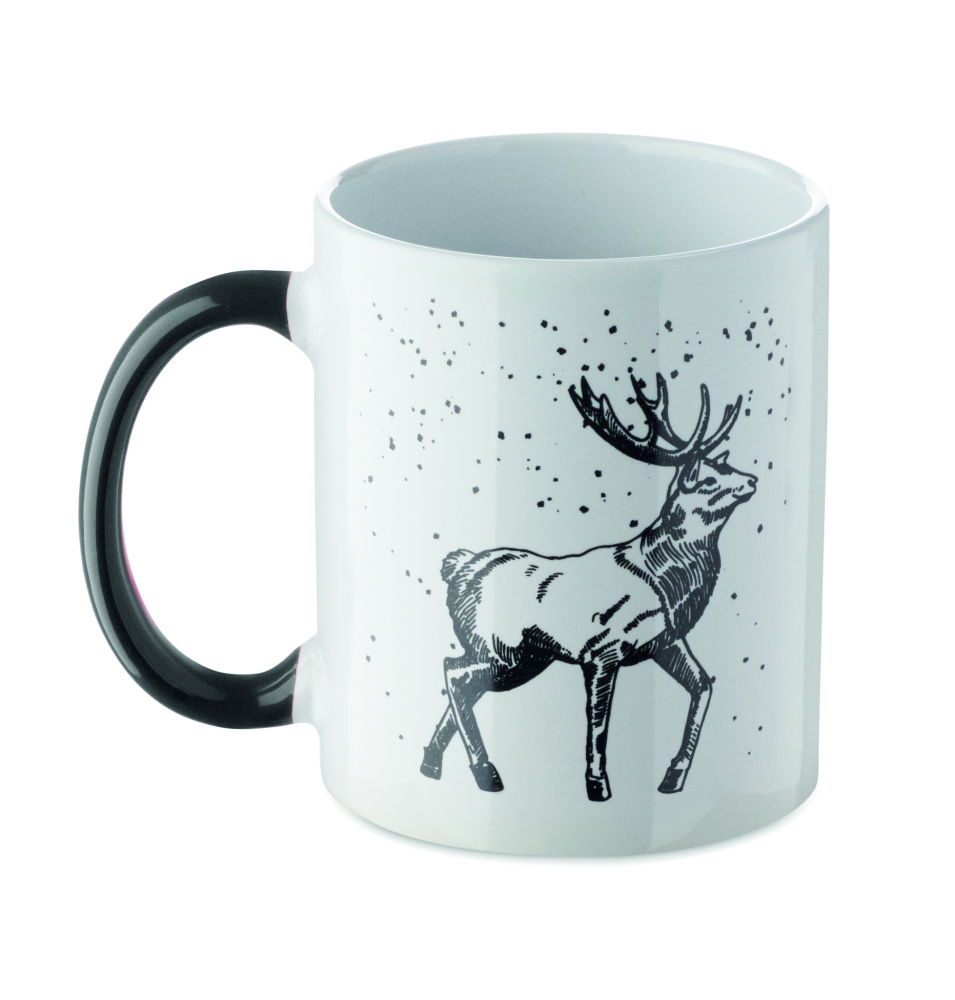 Logo trade advertising products image of: Seasonal ceramic mug 300ml