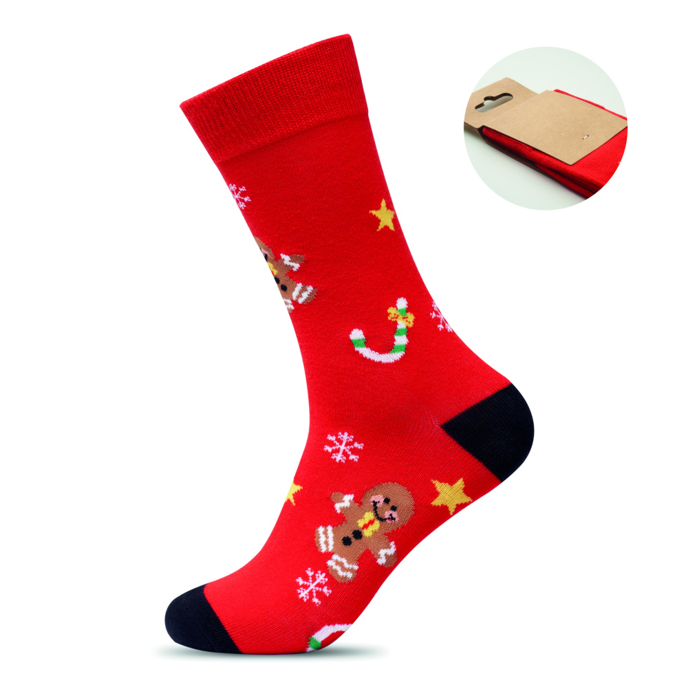 Logotrade promotional products photo of: Pair of Christmas socks L