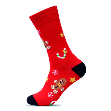 Logotrade promotional merchandise picture of: Pair of Christmas socks L