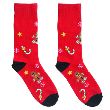 Logotrade promotional item picture of: Pair of Christmas socks L