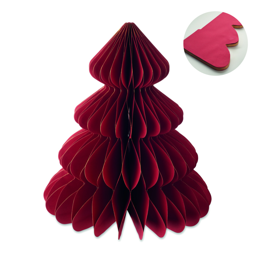 Logo trade promotional item photo of: Paper Xmas tree decoration