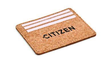 Logotrade promotional giveaway image of: Cork cardholder with RFID