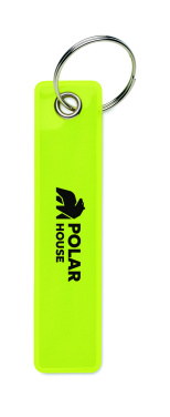 Logotrade promotional merchandise photo of: Reflective key ring in PVC