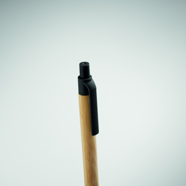 Logotrade corporate gifts photo of: Push button ball pen in bamboo