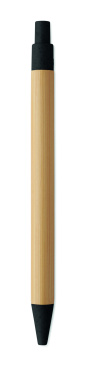Logotrade promotional merchandise image of: Push button ball pen in bamboo