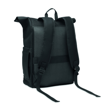 Logo trade promotional item photo of: Rolltop laptop rucksack 600D