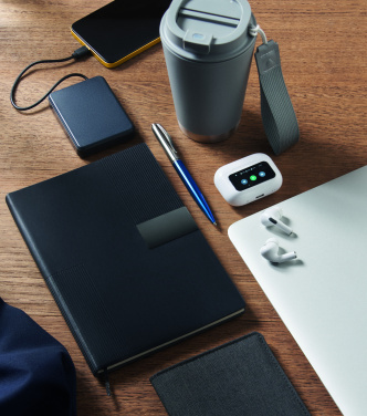 Logo trade promotional products picture of: A5 PU notebook