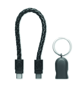 Logotrade promotional item picture of: Key ring loop cable type-C