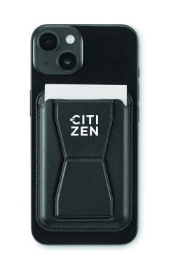 Logo trade promotional item photo of: Magnetic PU cardholder