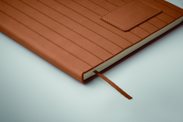 Logotrade promotional item image of: A5 notebook in smokey PU