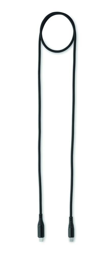 Logo trade promotional products image of: 100W charging cable type-C