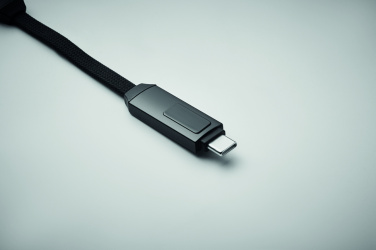 Logo trade business gifts image of: 60W charging cable keyring