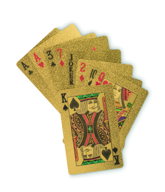 Logo trade promotional gifts picture of: Waterproof playing cards