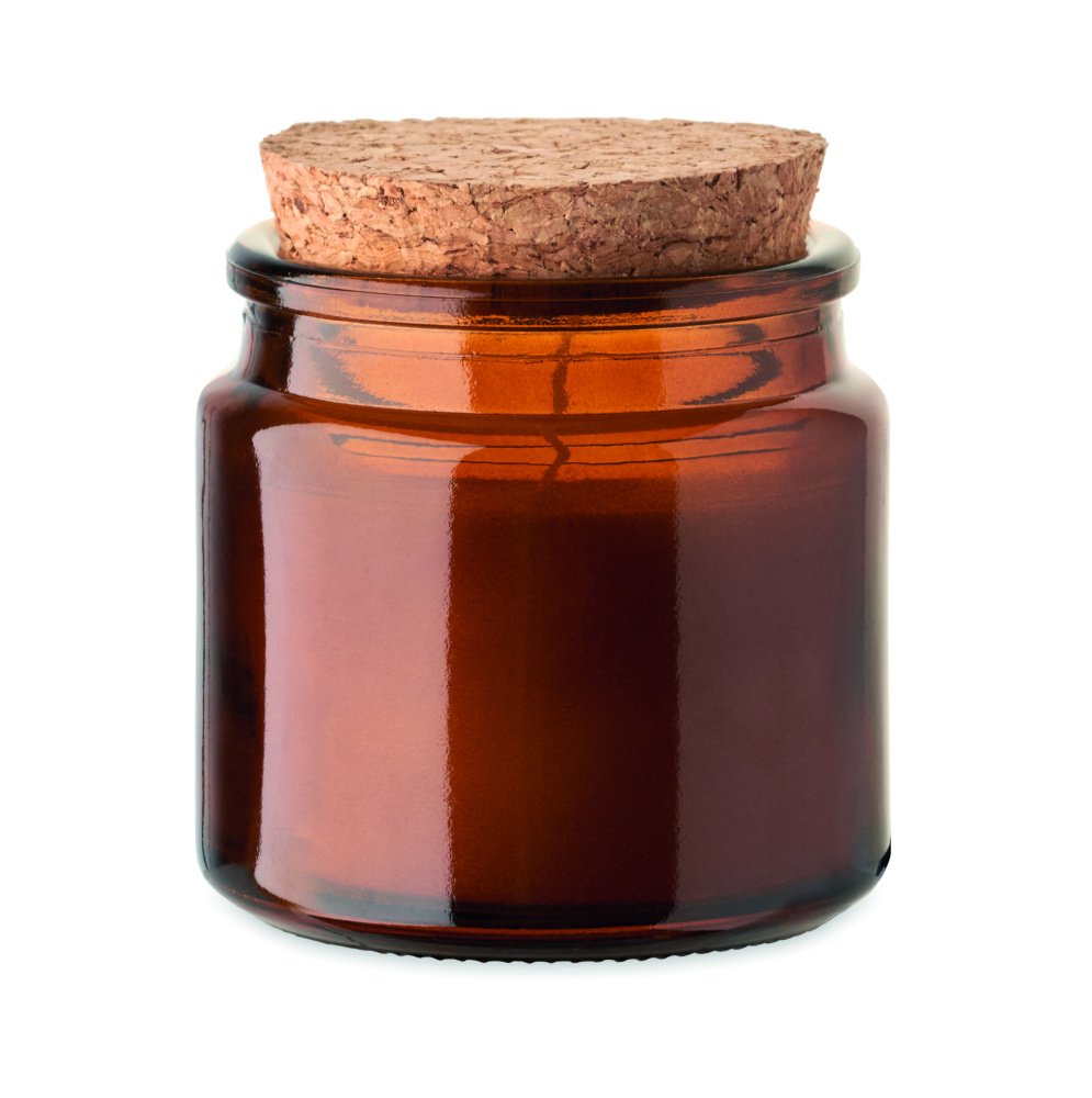 Logo trade business gift photo of: Plant based wax candle 70 gr